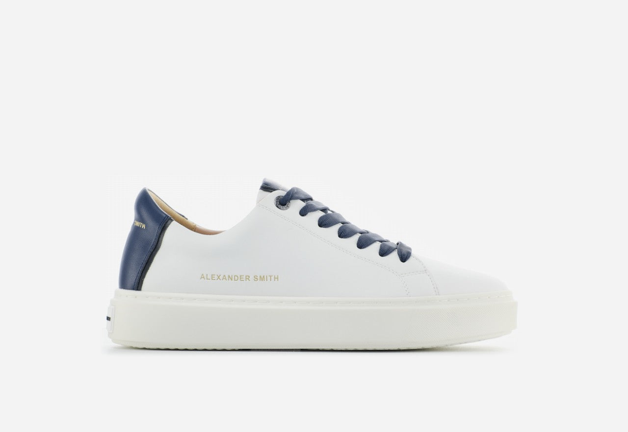 Sneaker in Leather Model London White