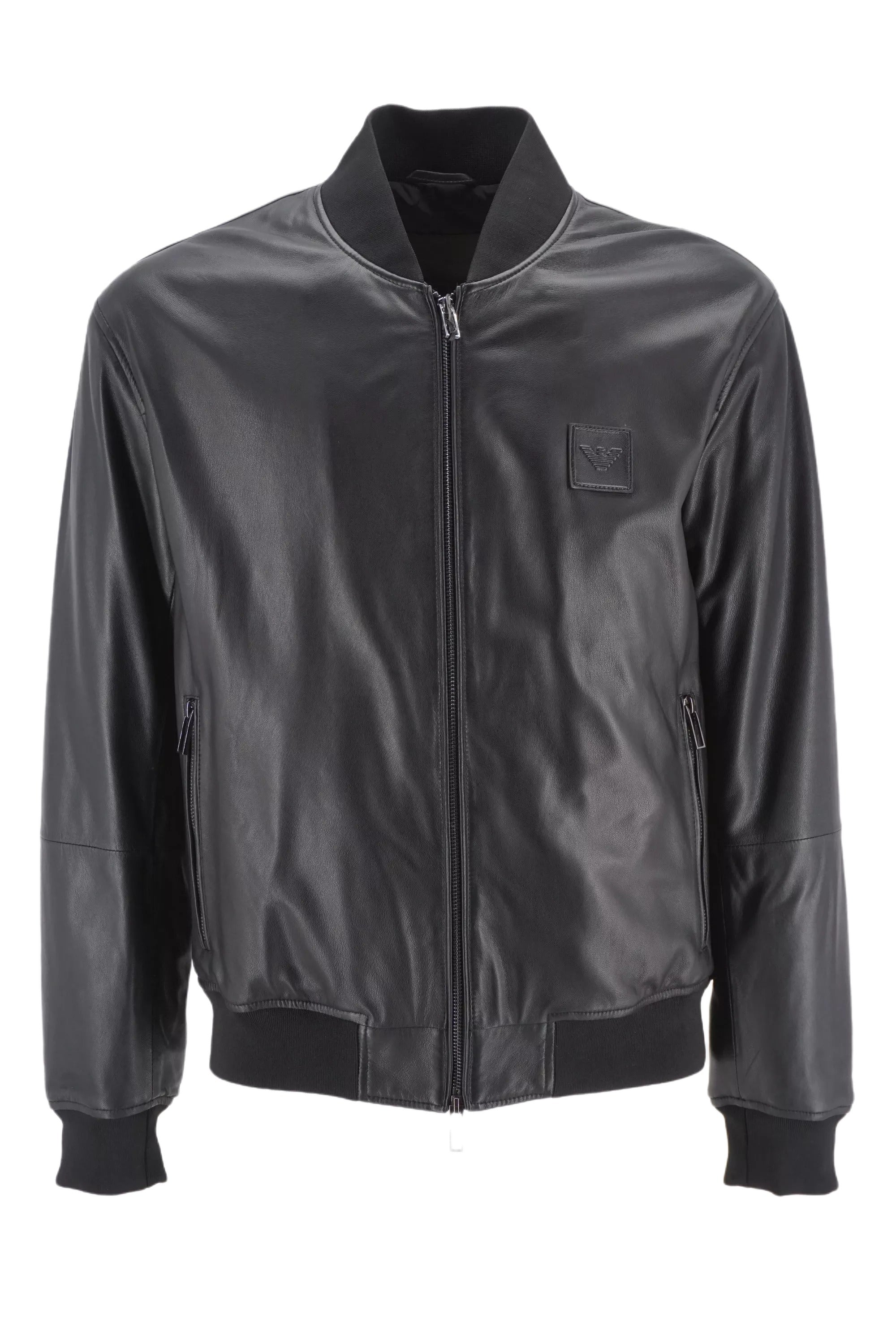 Armani leather cheap jacket sale