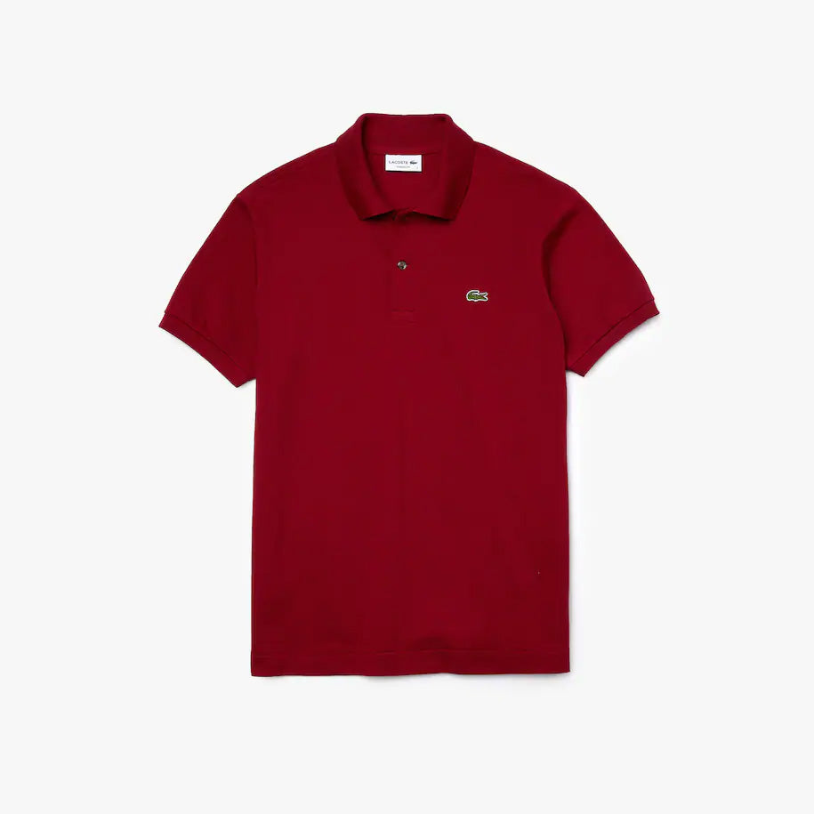 Lacoste L.12.12 classic fit polo shirt in petit piqué / Bordeaux