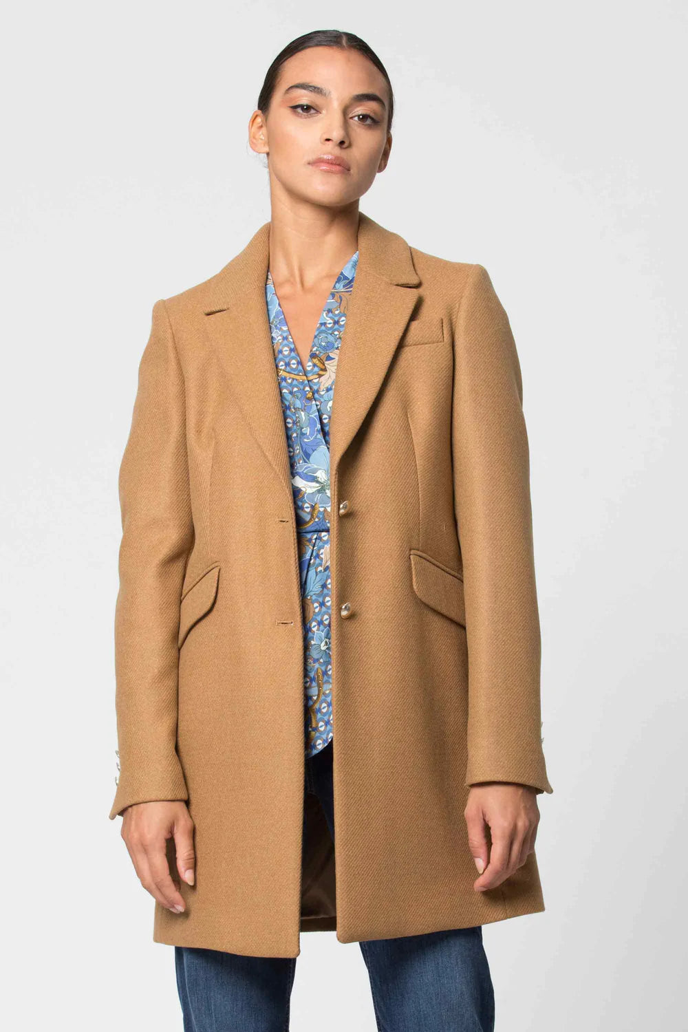 Kocca Double Breasted Coat Beige