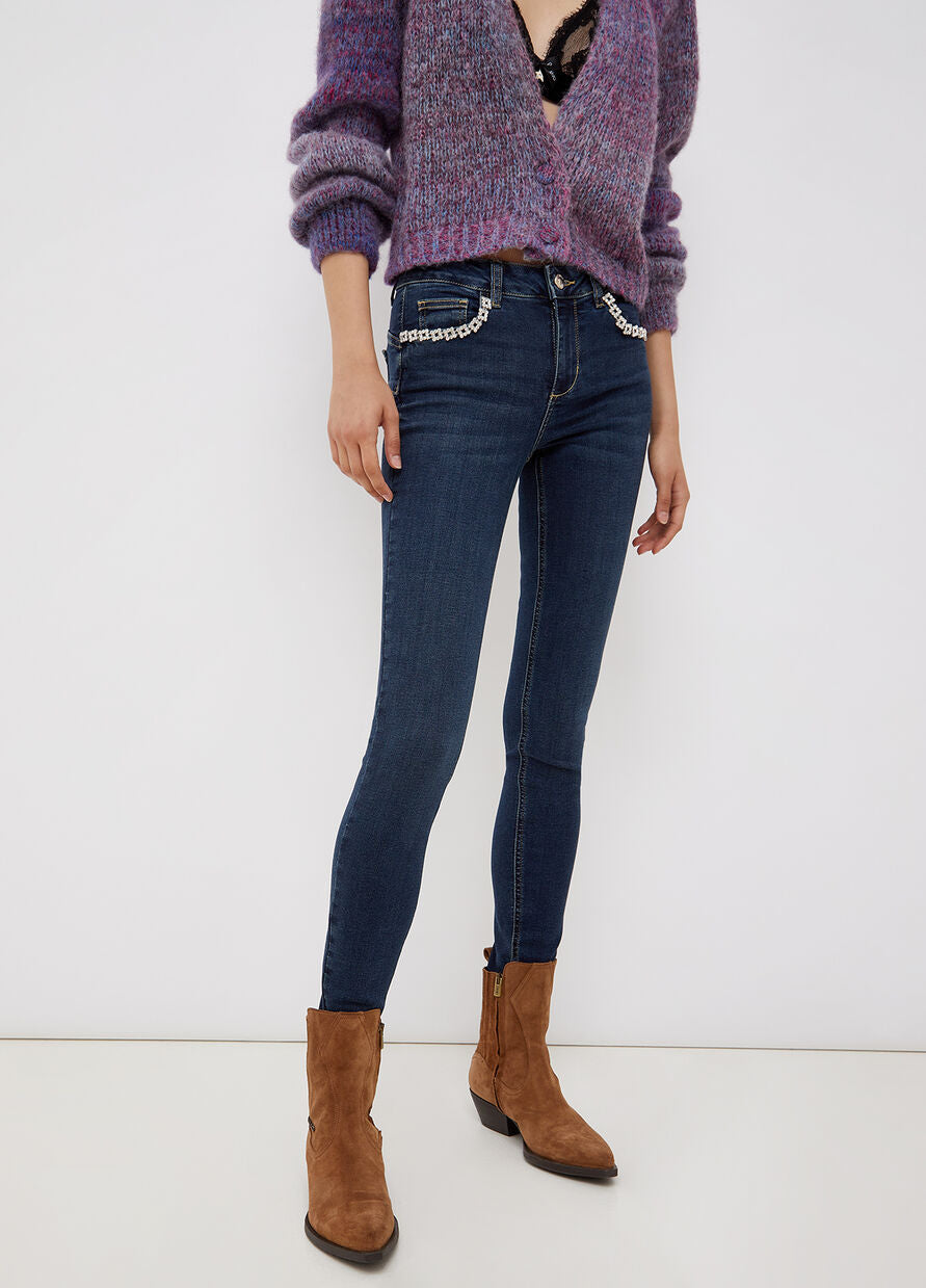 Liu jo jeans on sale strass