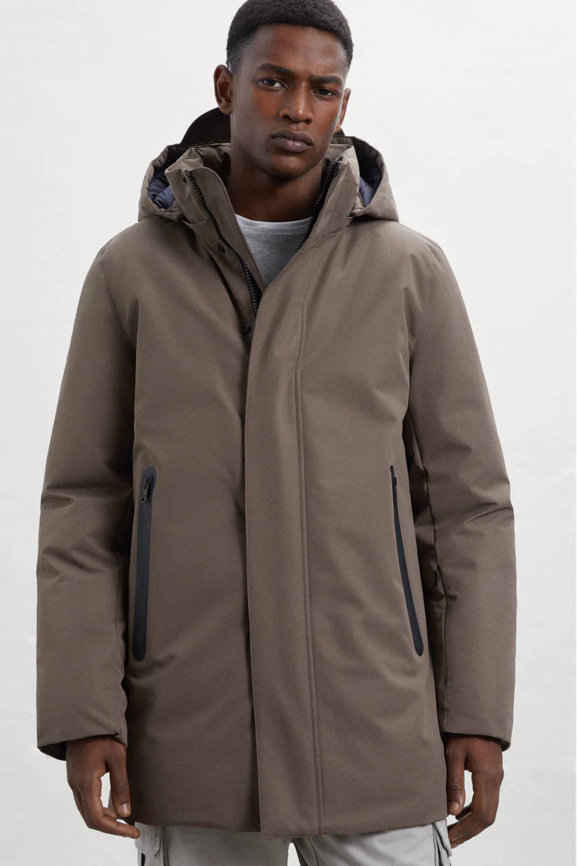 Giubbino Modello Parka / Marrone - Ideal Moda