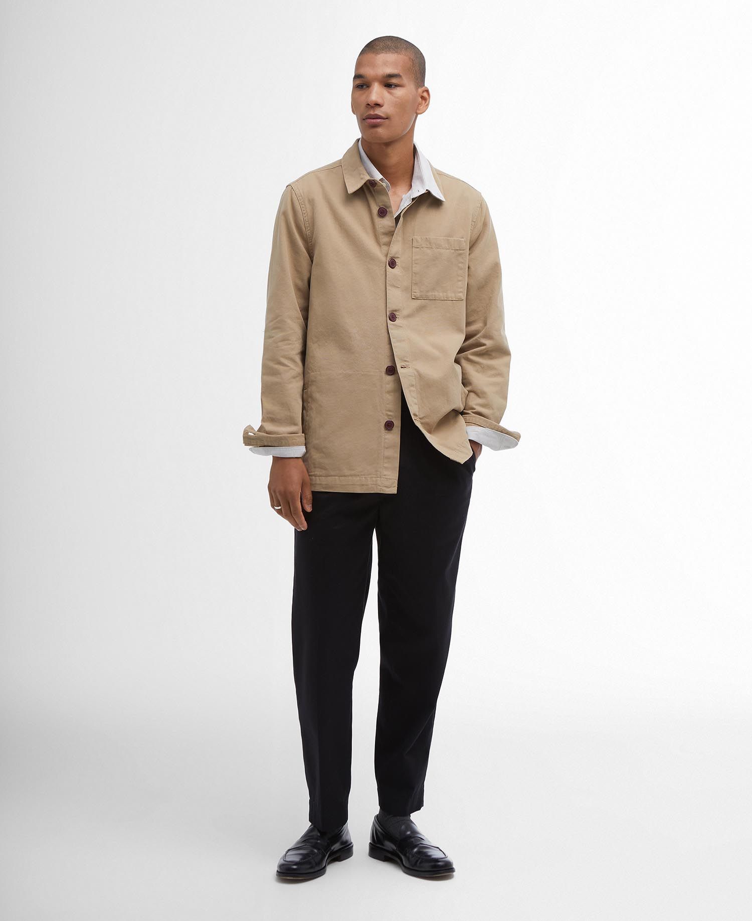 Overshirt Washed Cotton / Beige