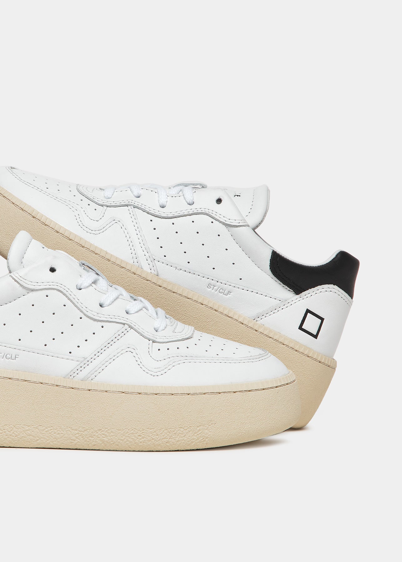 Leather Sneaker Step Calf / White