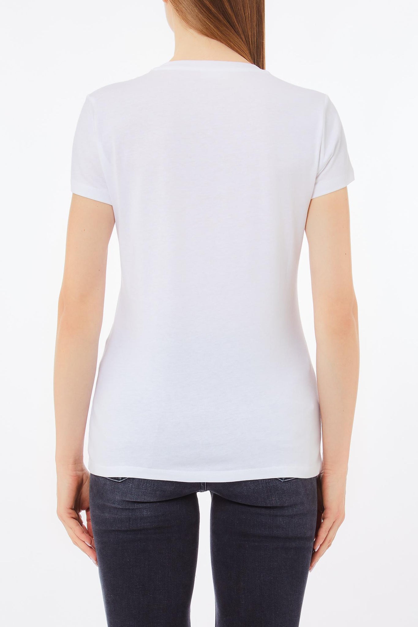 T-Shirt con Fantasia / Bianco