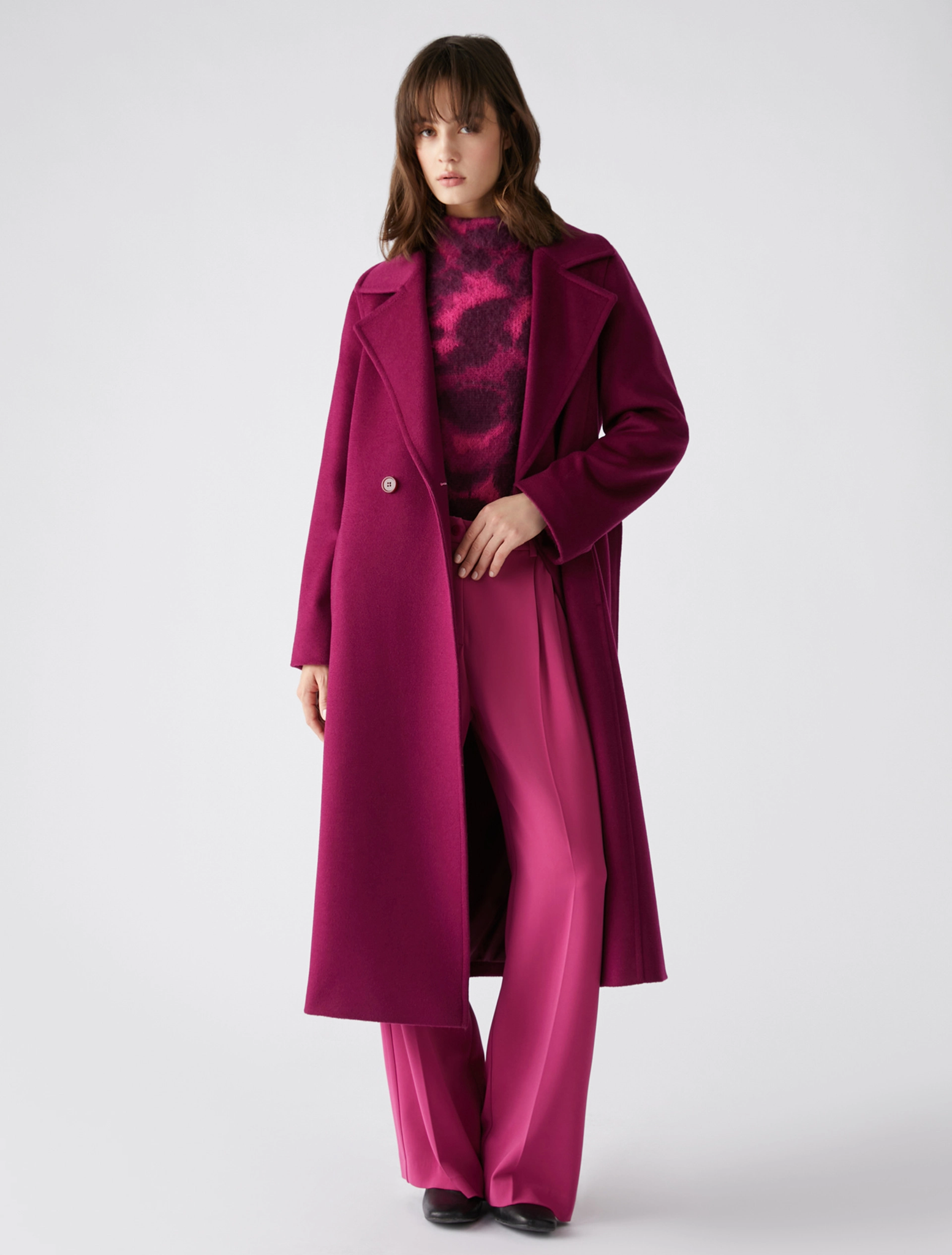 Cappotto bordeaux shop