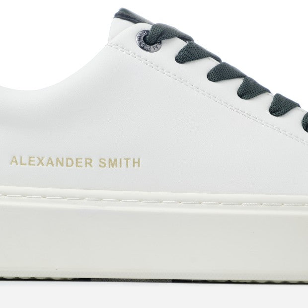 Sneaker in Pelle Modello London / Bianco - Ideal Moda