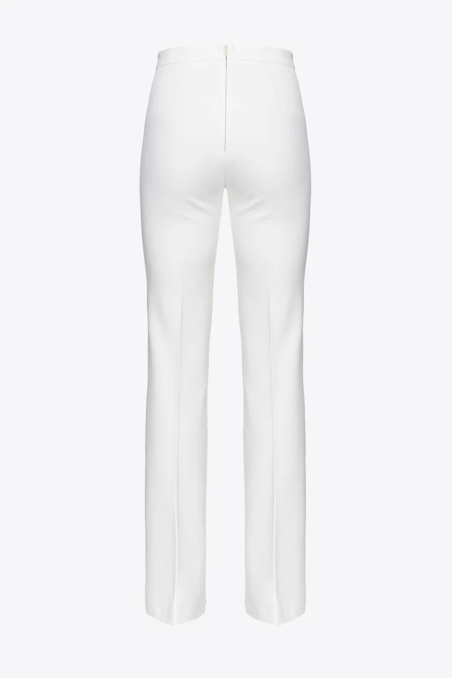 Pantalone Flared Elegante / Bianco - Ideal Moda