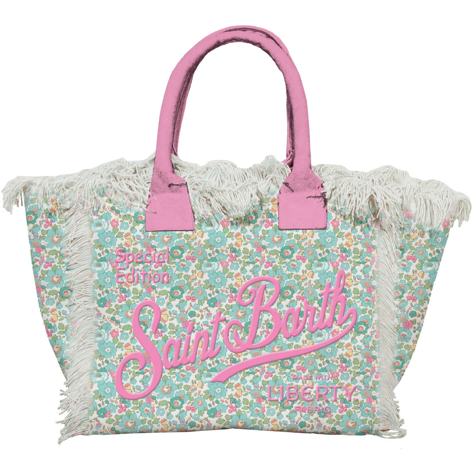 Borsa Colette Liberty in Tela di Cotone / Verde - Ideal Moda