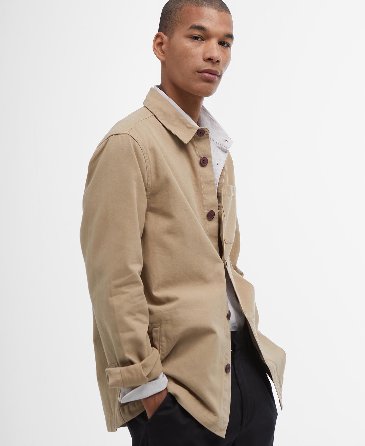 Overshirt Washed Cotton / Beige