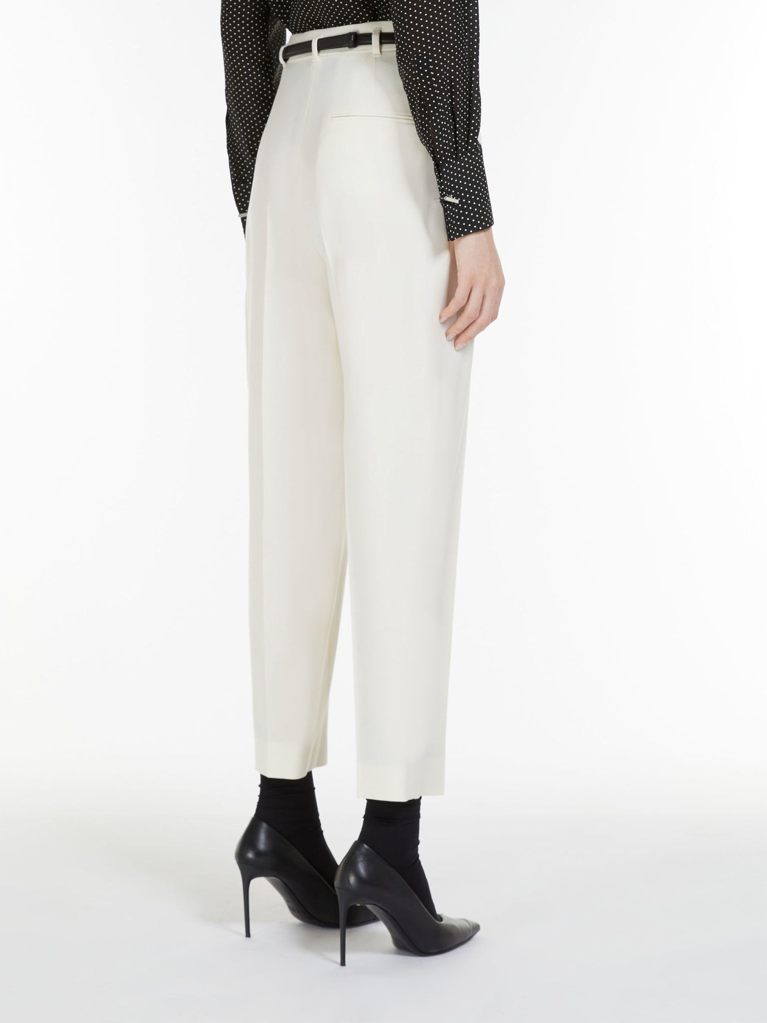 Pantalone in Lana / Bianco - Ideal Moda