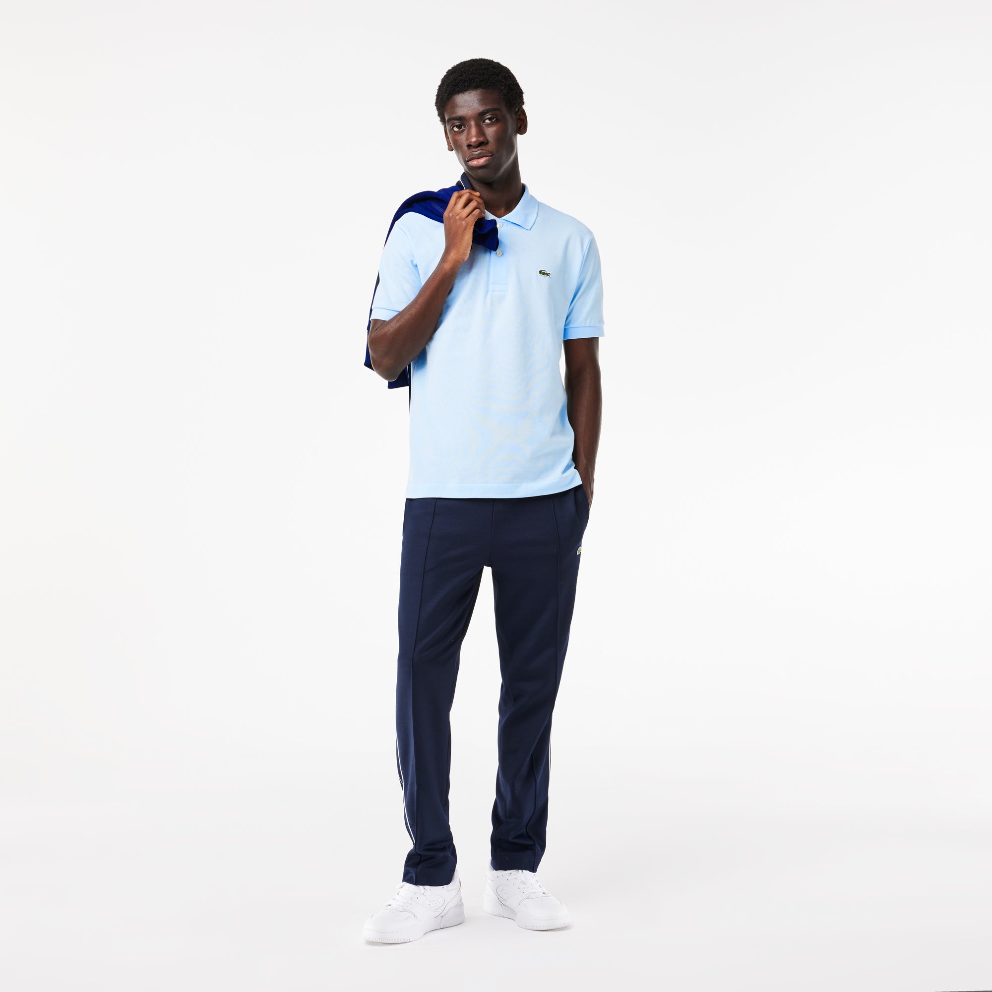 Polo 12.12 with Lacoste Logo Celeste