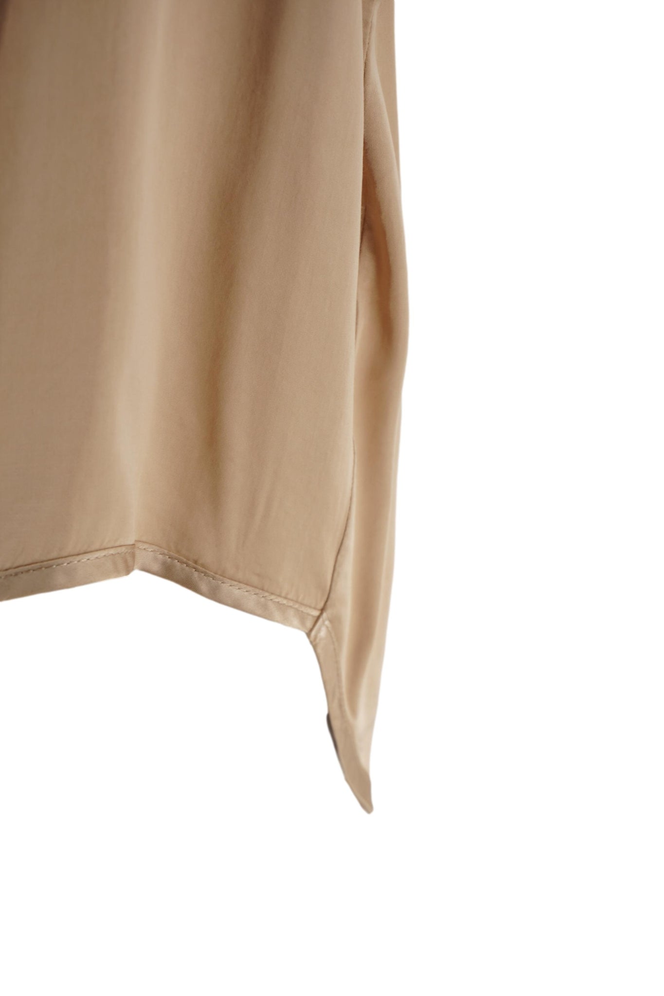 Top Smanicato in Viscosa / Beige - Ideal Moda