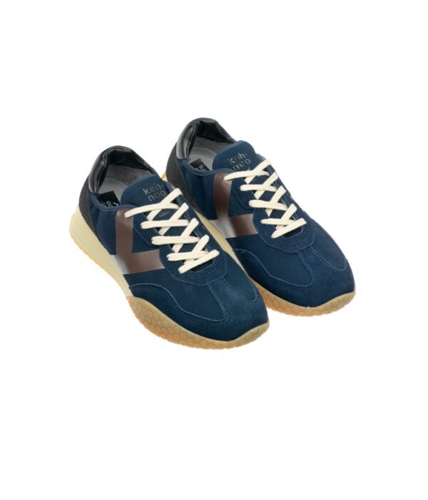 Sneaker Bassa con Logo / Blu - Ideal Moda