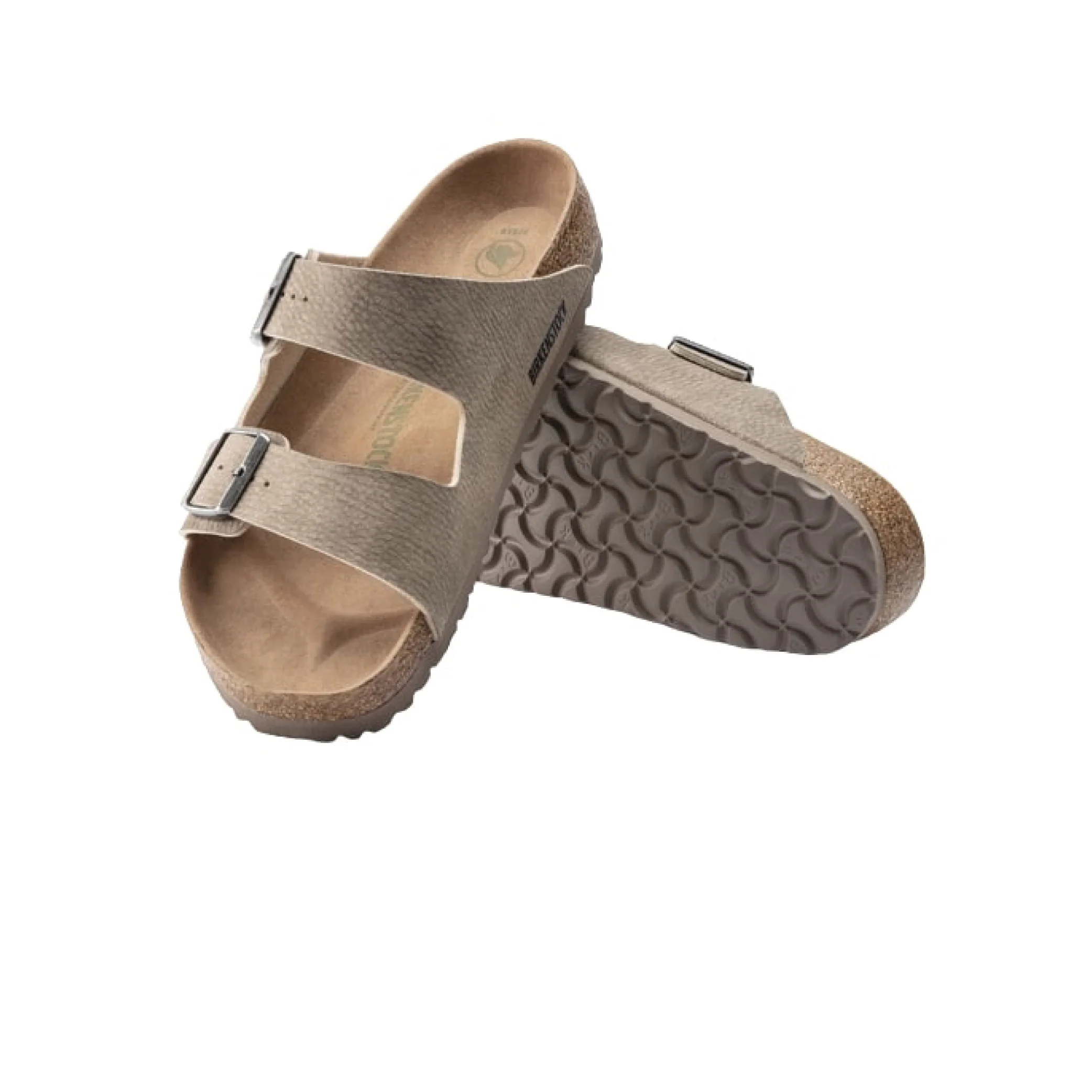 Arizona soft imapacted footbed nubuck leather steer taupe