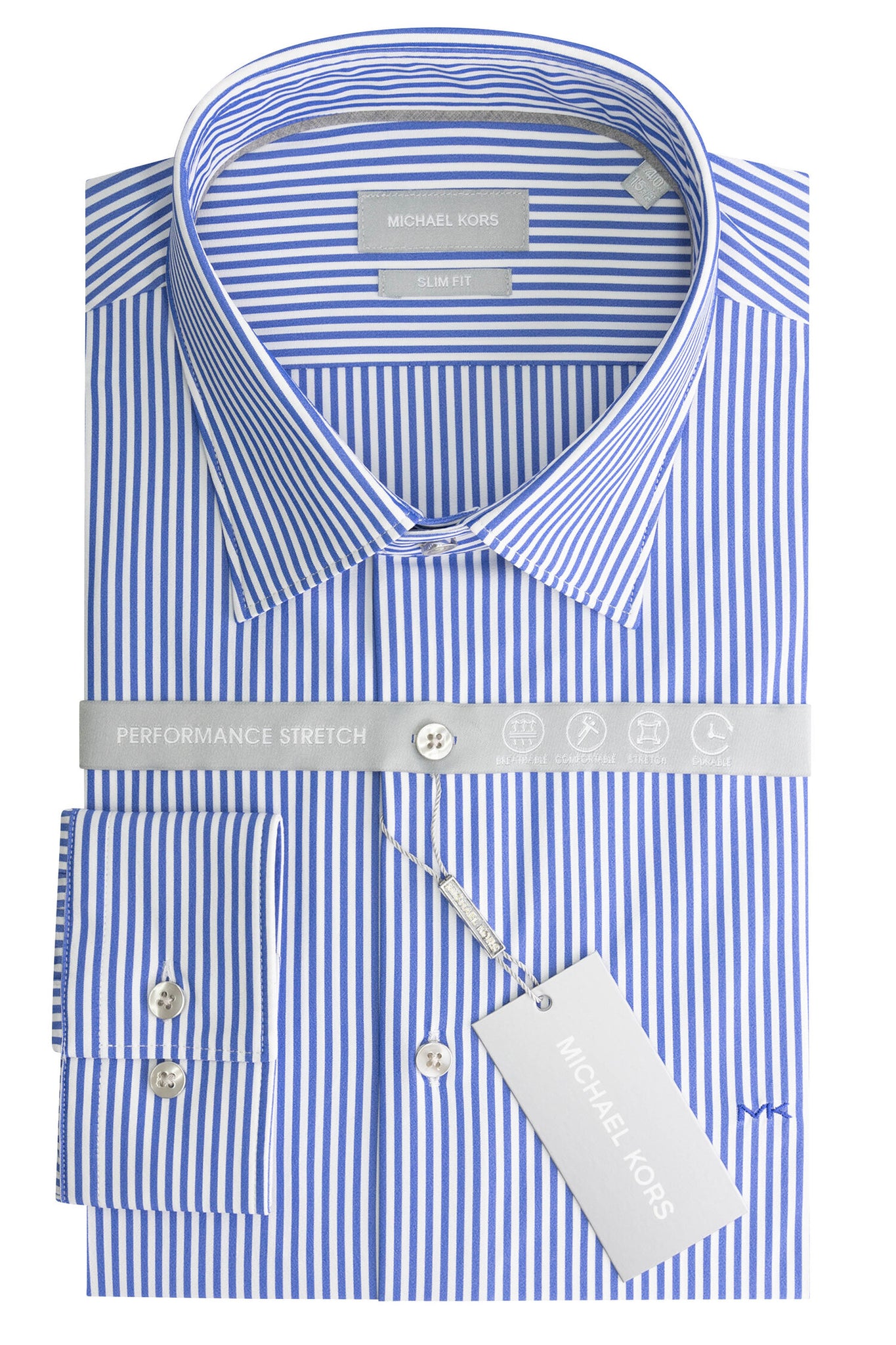 Camicia con Fantasia a Righe / Blu