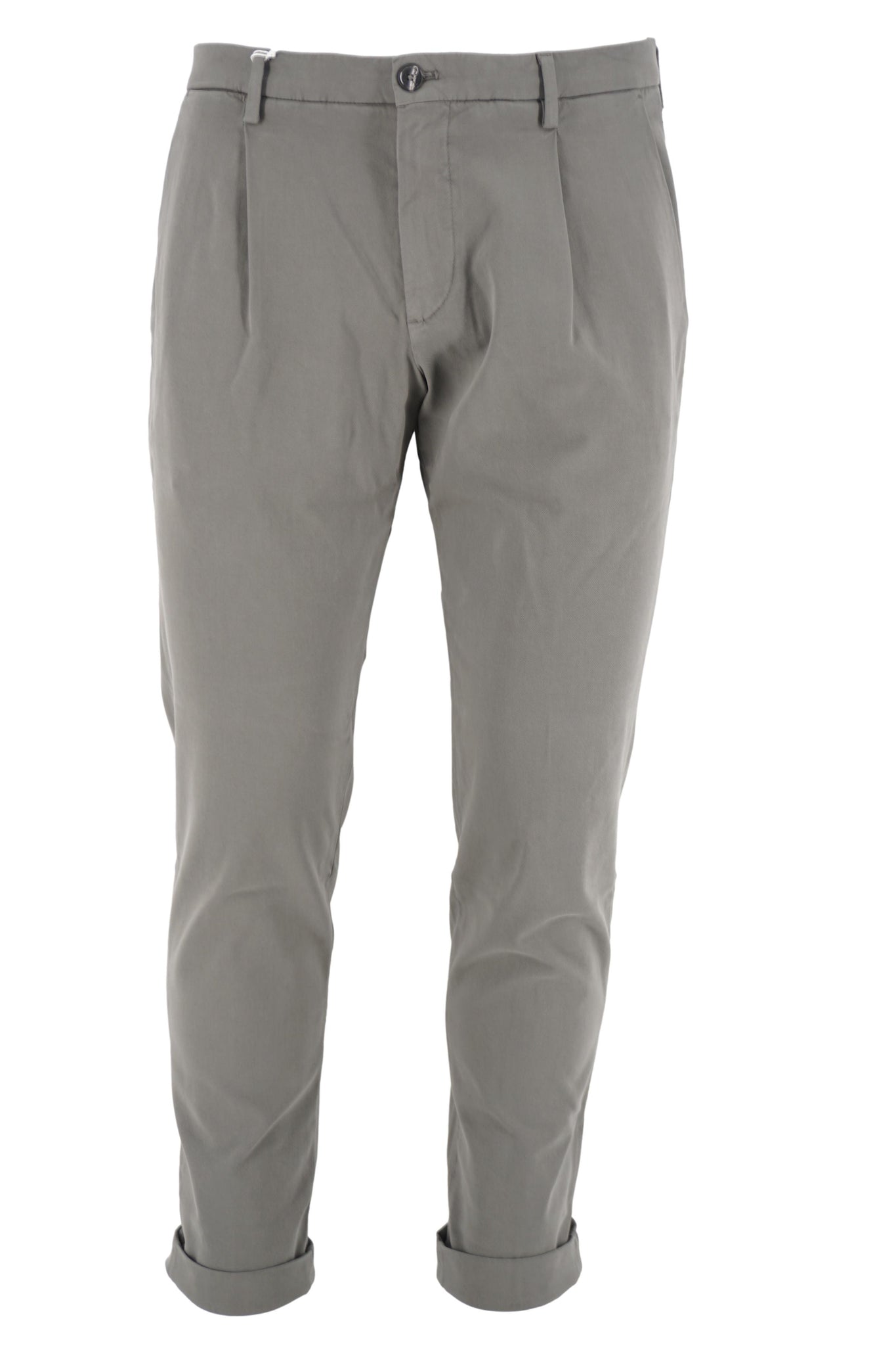 Pantalone con Pinces Modello Tiberio / Grigio - Ideal Moda