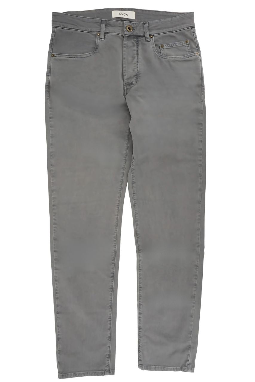 Bull Denim Marotta in Cotton / Gray