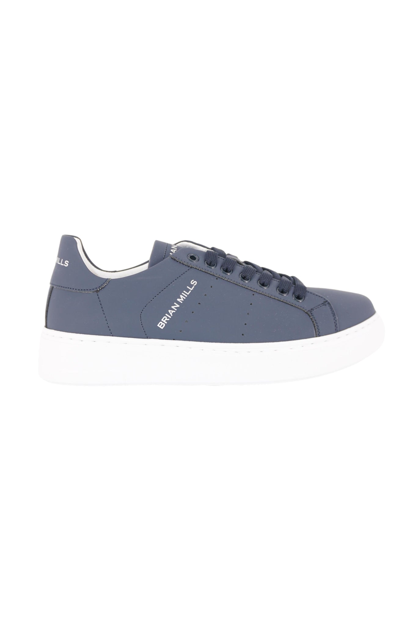 Sneaker in Tessuto Gommato / Blu - Ideal Moda