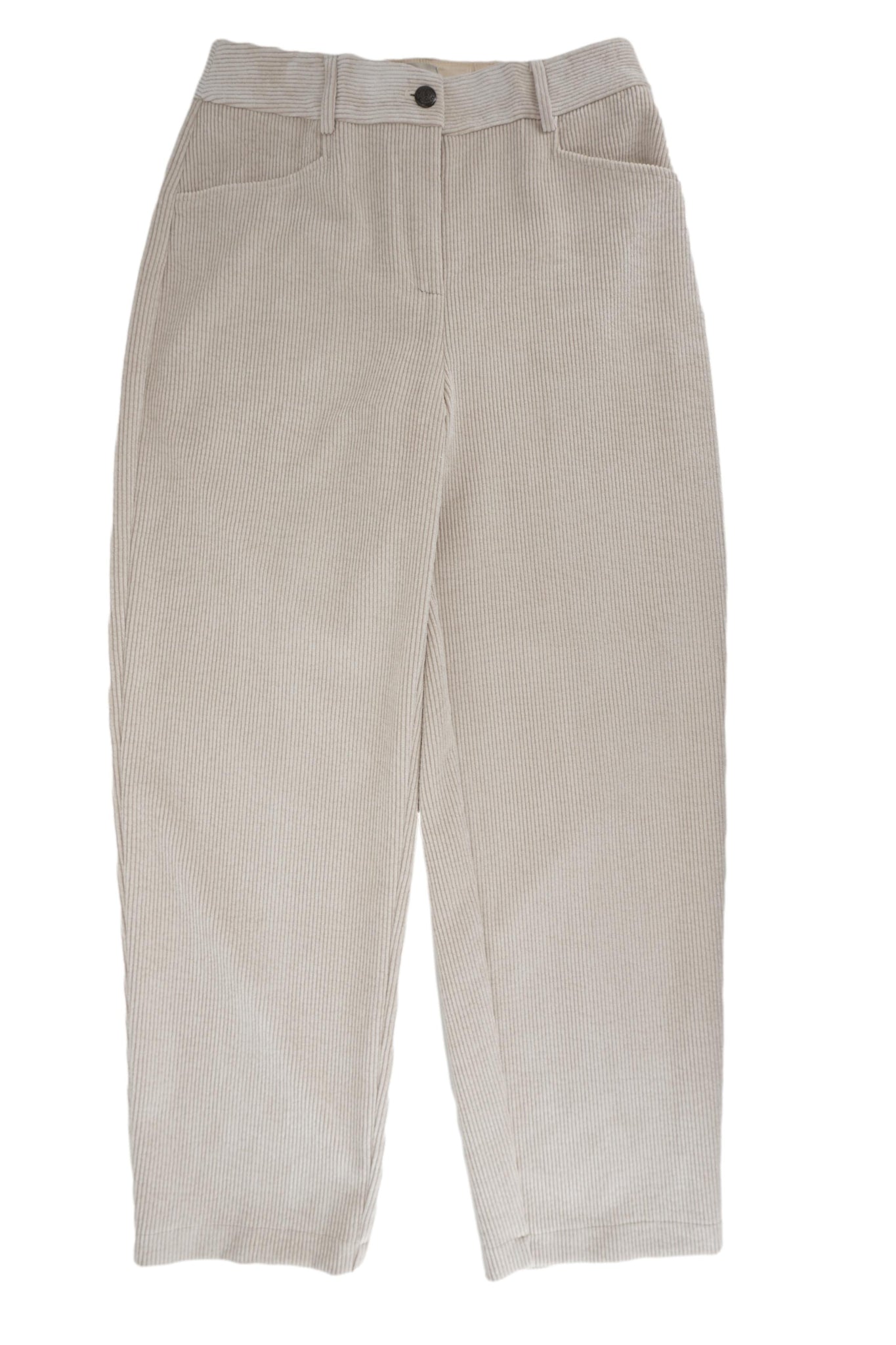 Pantalone in Velluto a Coste / Beige