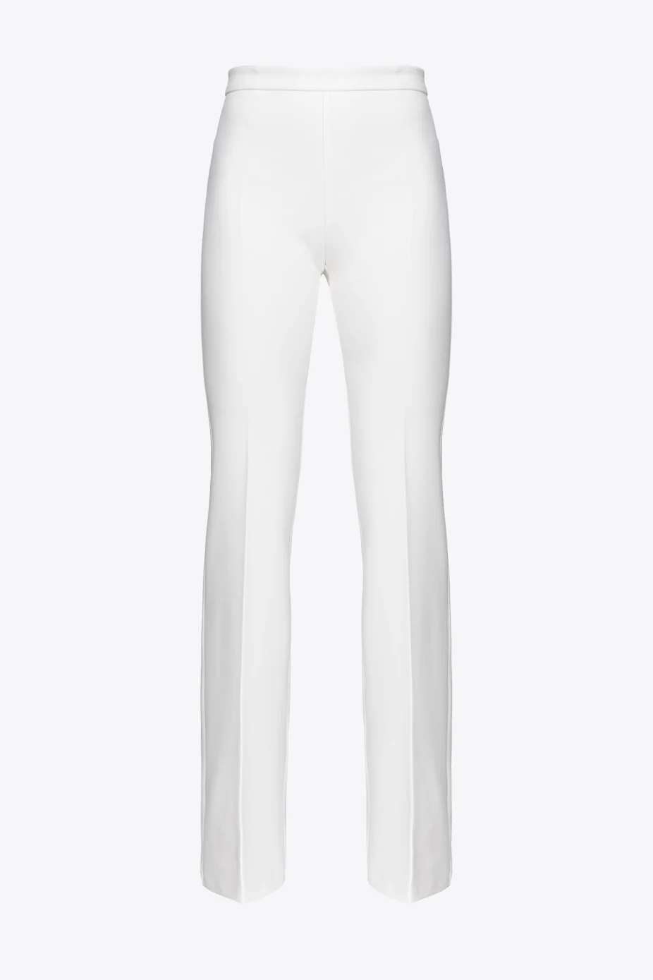 Pantalone Flared Elegante / Bianco - Ideal Moda