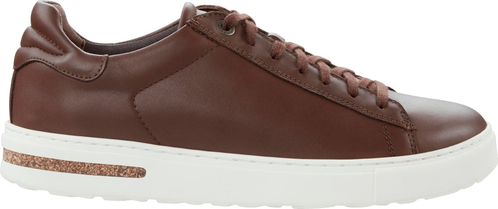 Sneaker in Pelle con Suola in Gomma / Marrone - Ideal Moda