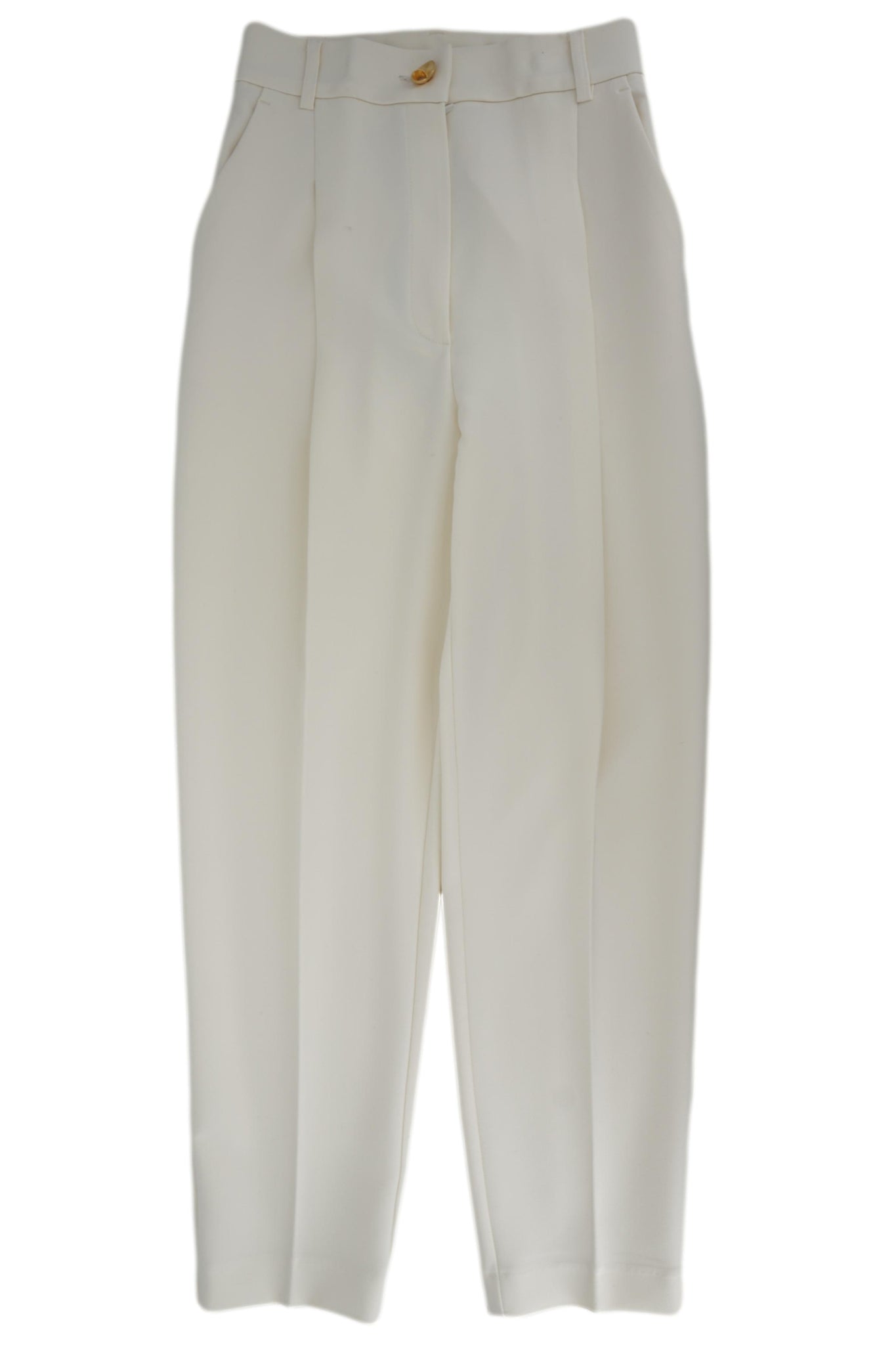 Pantalone Classico con Pinces / Bianco