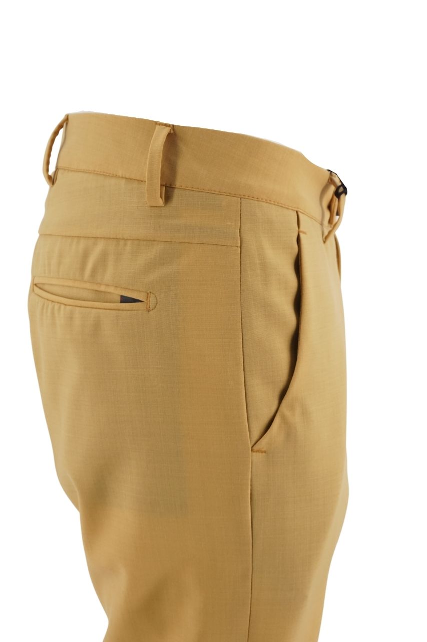 Pantalone in Lana Estiva / Beige - Ideal Moda