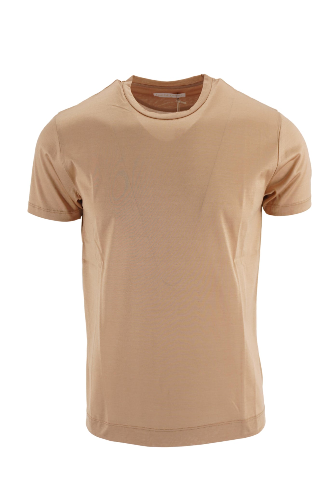 T-Shirt in Filo di Scozia Daniele Fiesoli / Beige - Ideal Moda