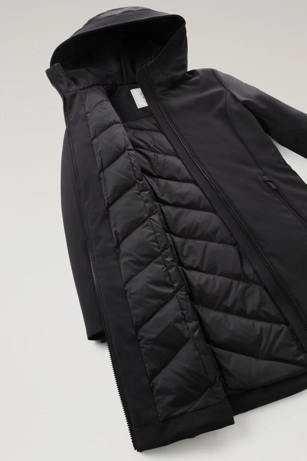 Parka in Softshell Woolrich / Nero - Ideal Moda