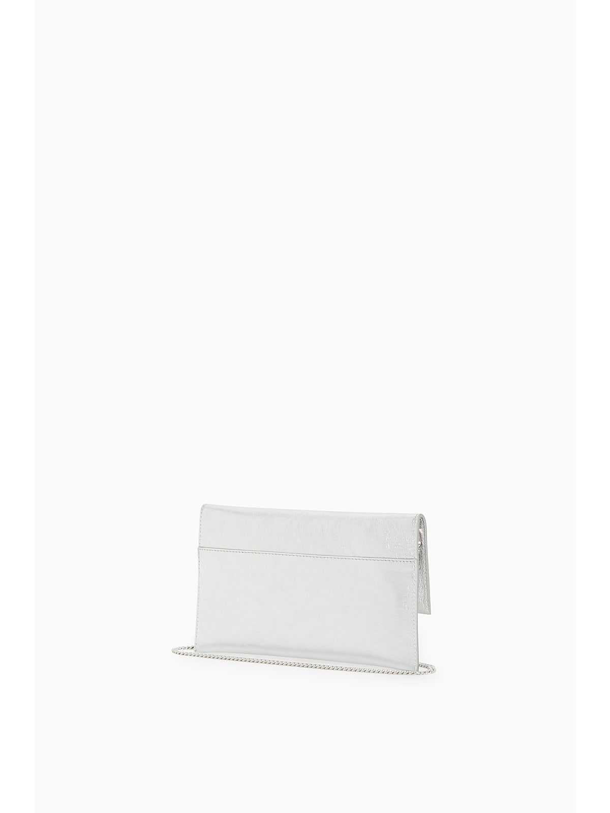 Borsa Clutch con Logo Patrizia Pepe / Argento - Ideal Moda