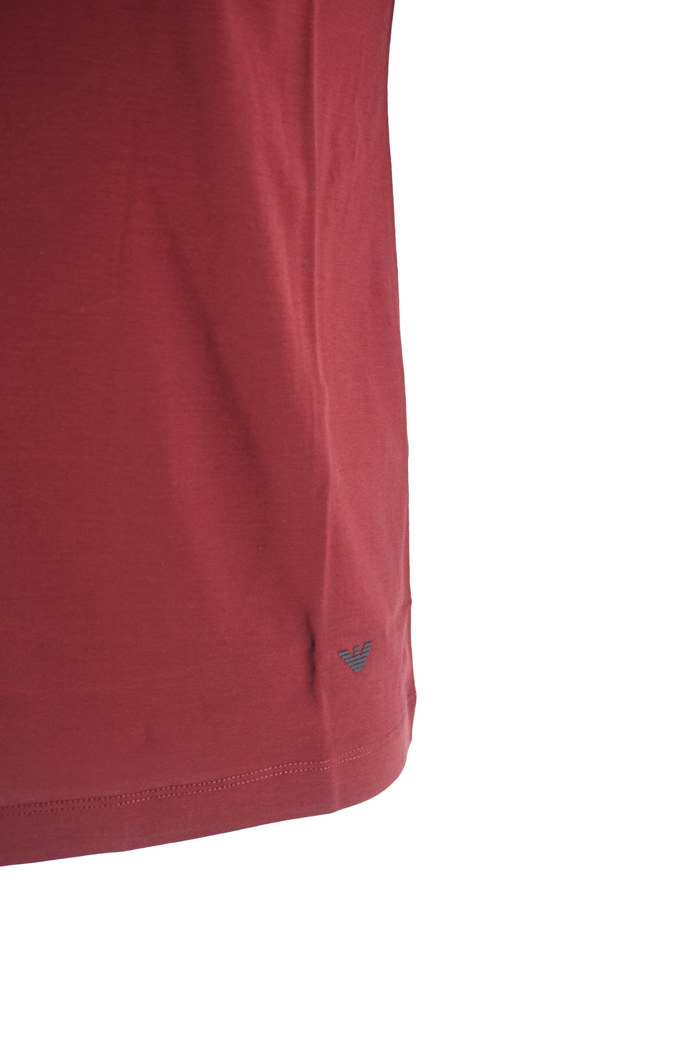 T-Shirt in Cotone Emporio Armani / Bordeaux - Ideal Moda