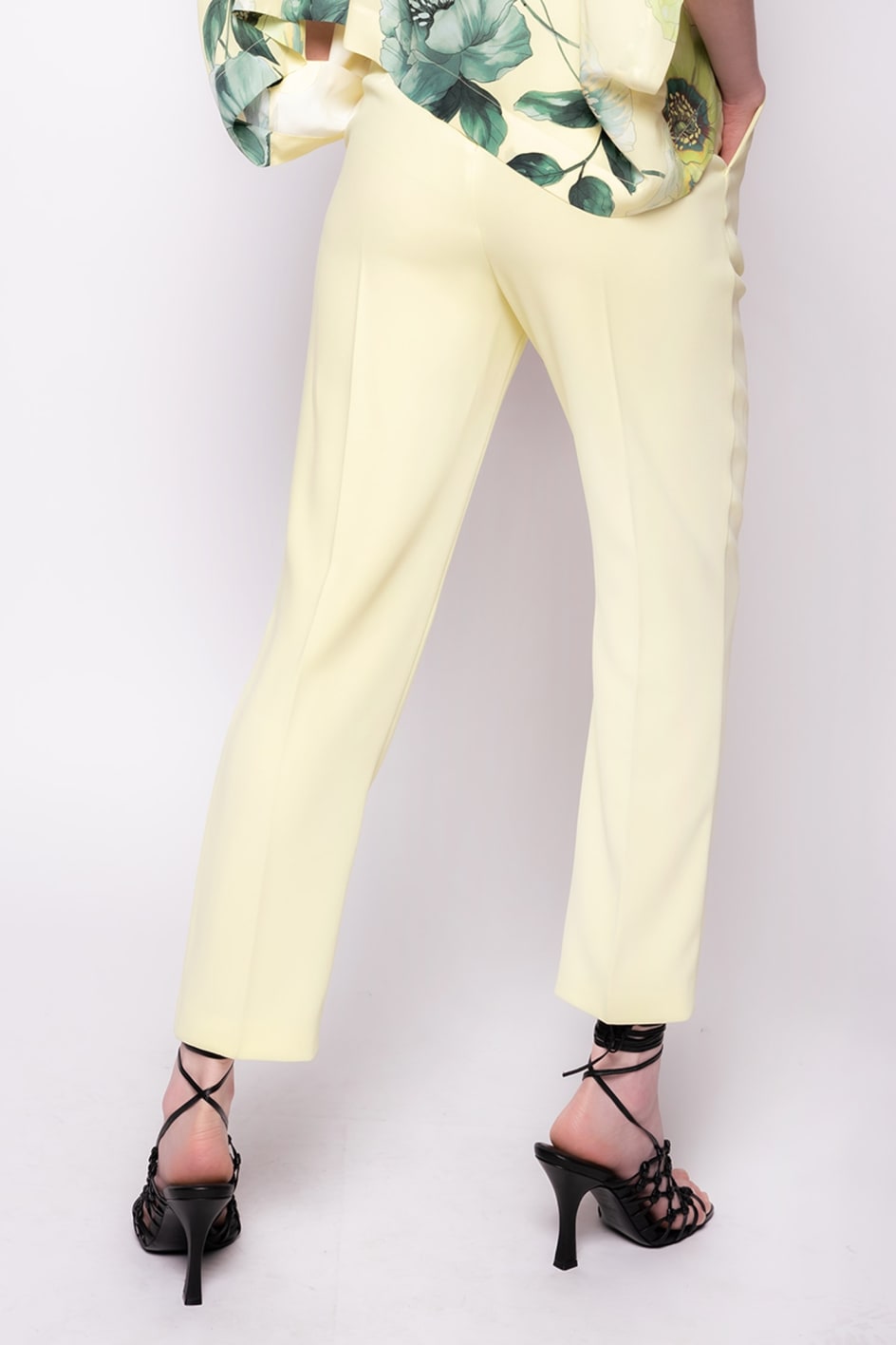 Pantalone Pinko a Vita Alta / Giallo - Ideal Moda