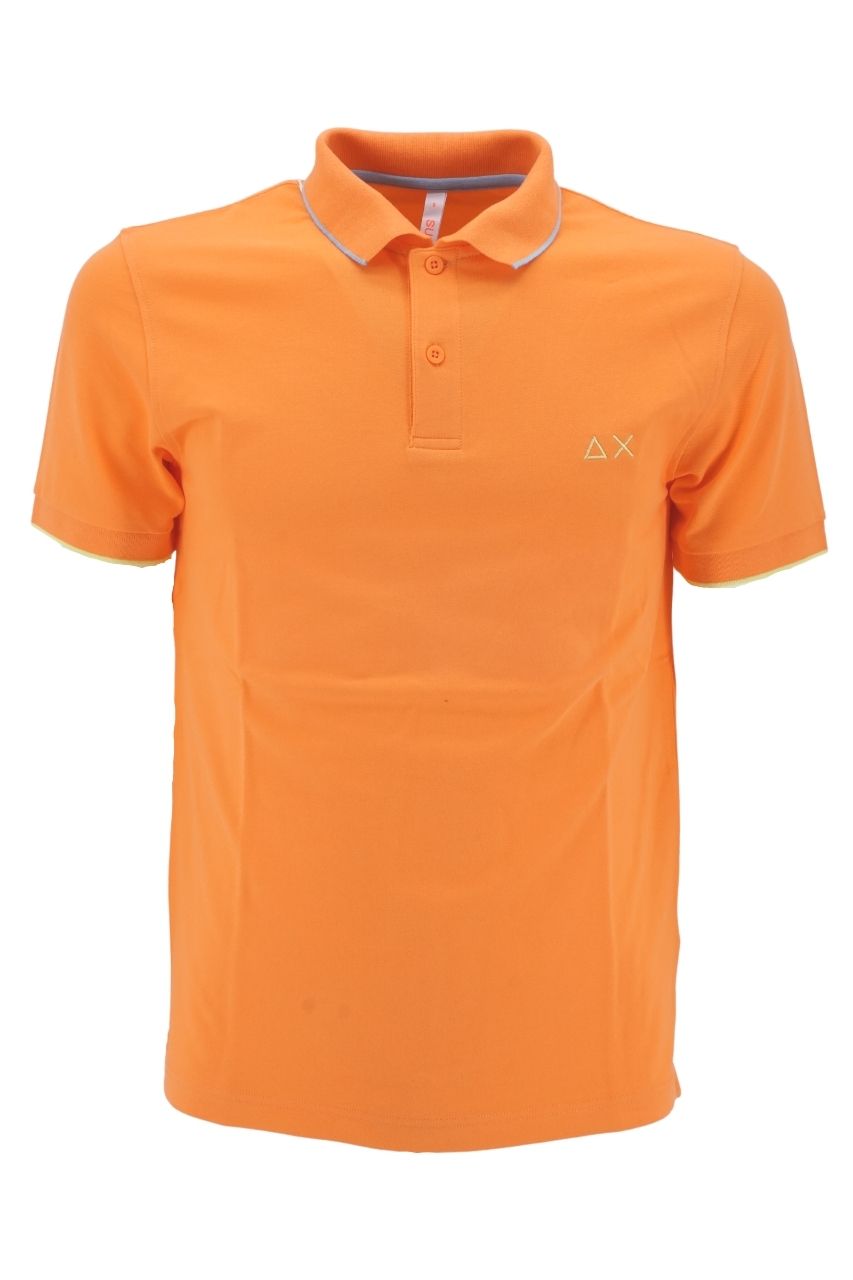 Polo Sun 68 con Contrasti / Arancione - Ideal Moda