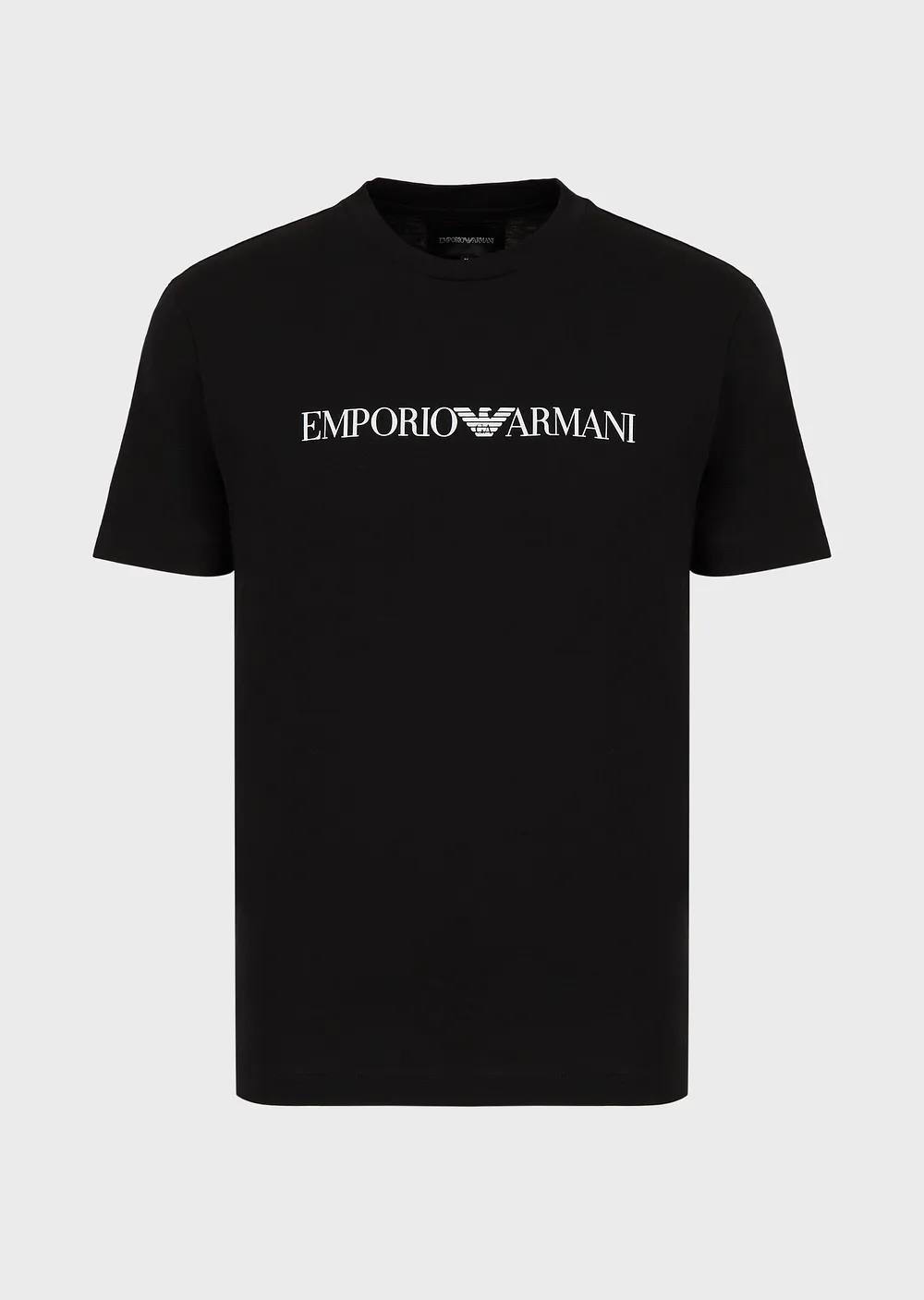 T-Shirt Emporio Armani in Pima / Nero - Ideal Moda