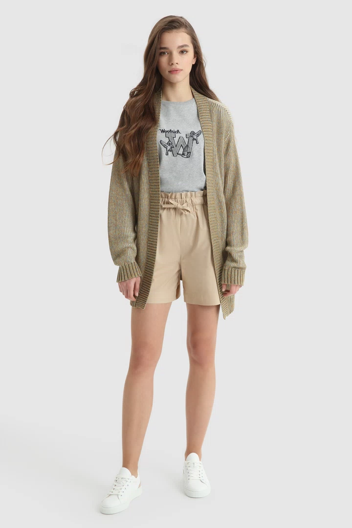 Shorts Woolrich in Popeline / Beige - Ideal Moda