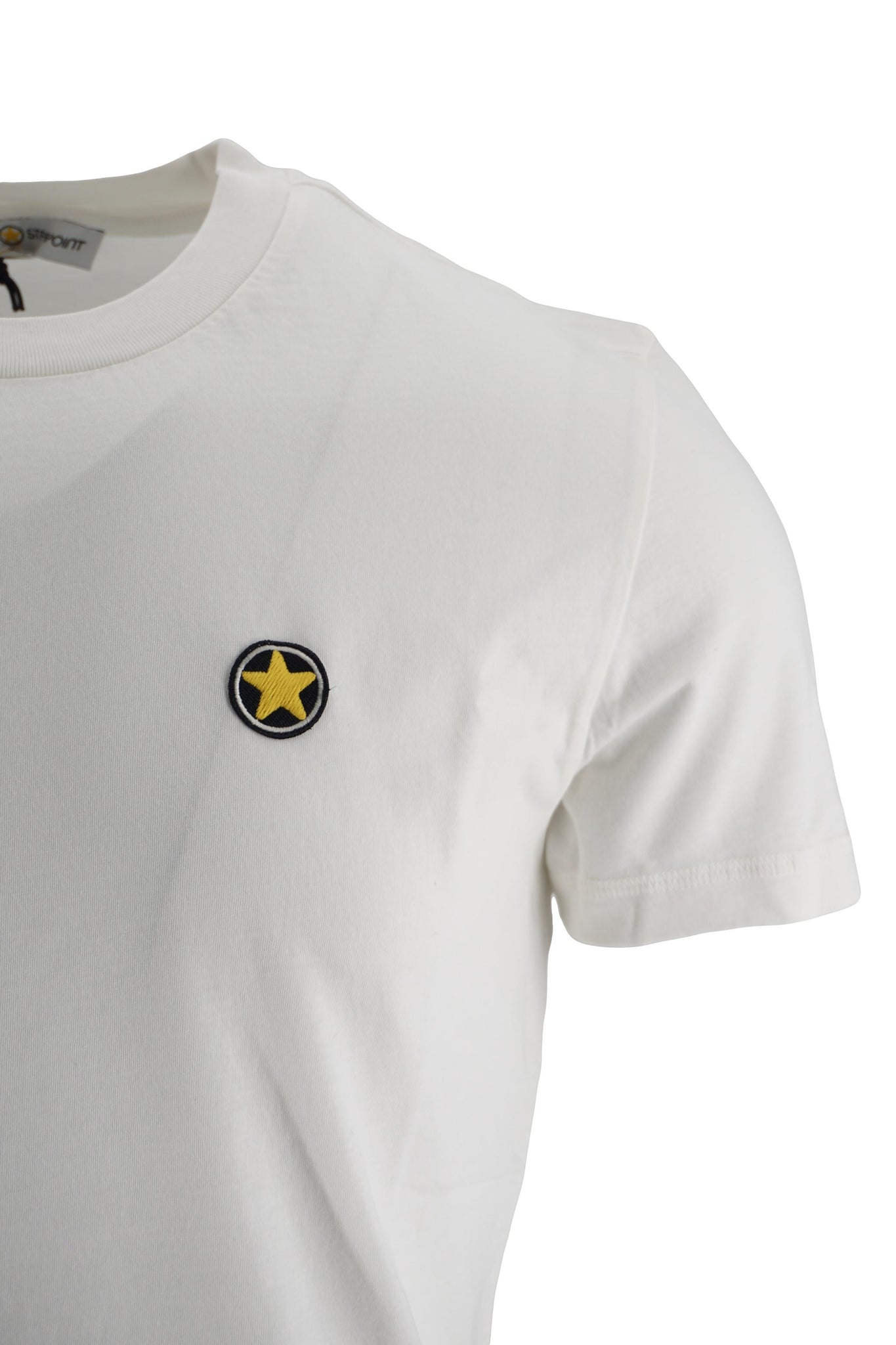 T-Shirt con Logo Star Point / Bianco - Ideal Moda