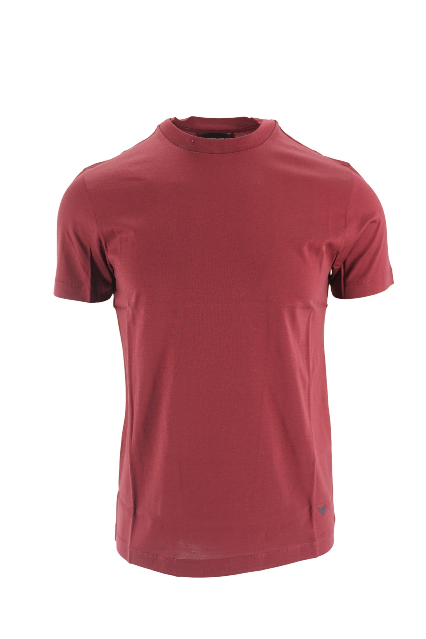 T-Shirt in Cotone Emporio Armani / Bordeaux - Ideal Moda