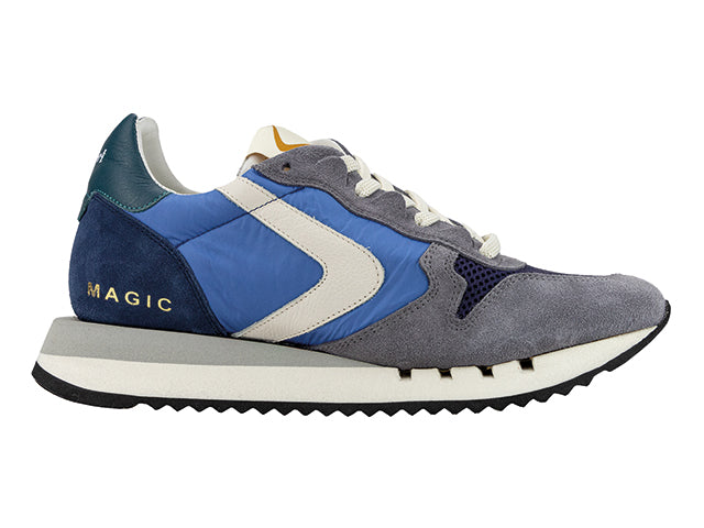 Sneaker in Tela e Suede Valsport / Blu - Ideal Moda