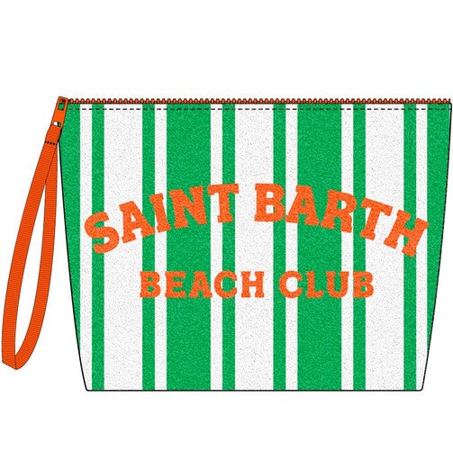 Pochette Aline con Logo Mc2 Saint Barth / Verde - Ideal Moda