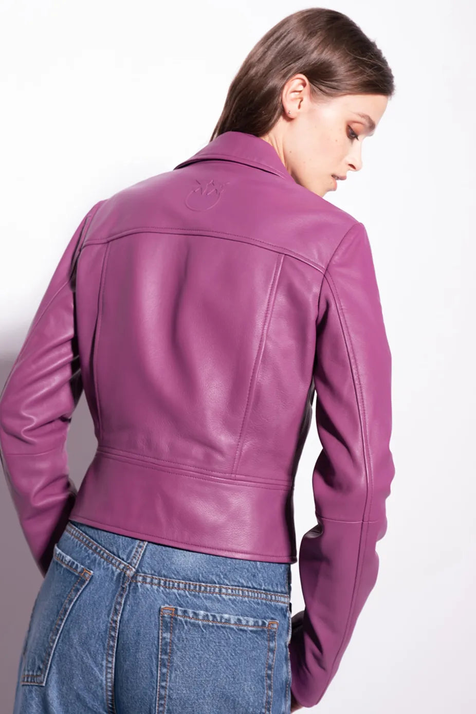 Nappa leather biker jacket PINKO → Shop Online