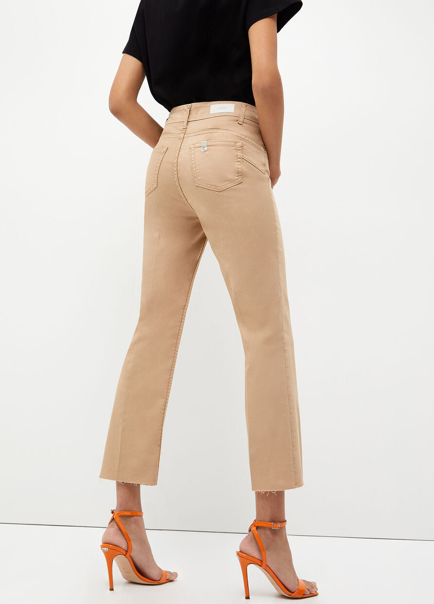 Pantalone Bottom Up Stretch Liu Jo Beige