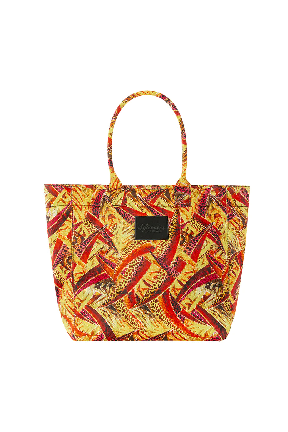 Borsa con Fantasia 4Giveness / Giallo - Ideal Moda