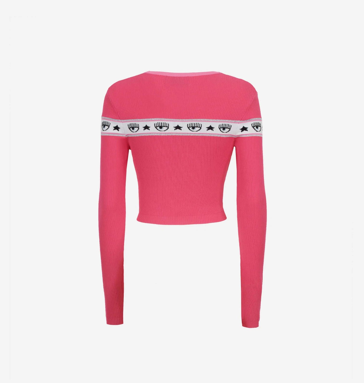 Maglia Chiara Ferragni con Logo / Fucsia - Ideal Moda