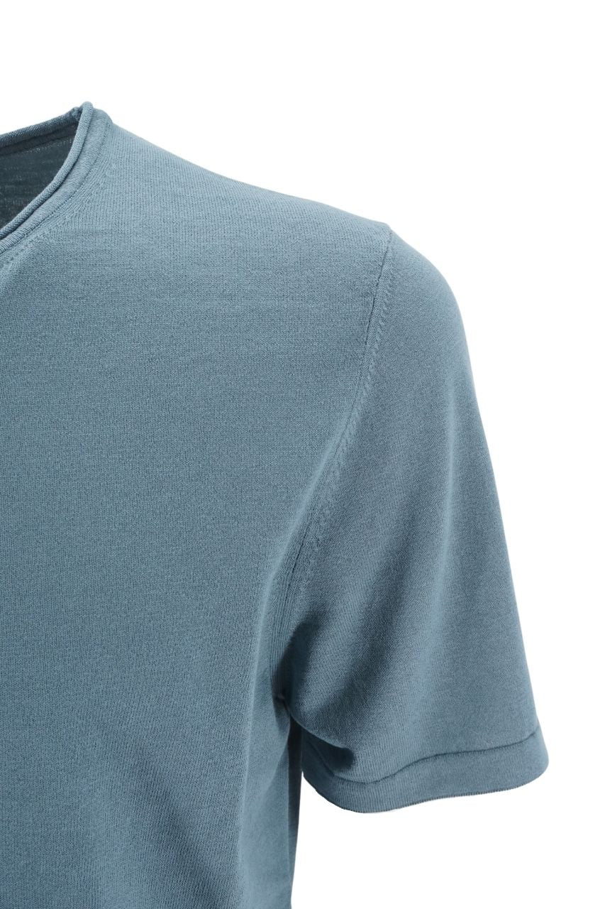 T-Shirt Heritage in Filo di Cotone / Grigio - Ideal Moda