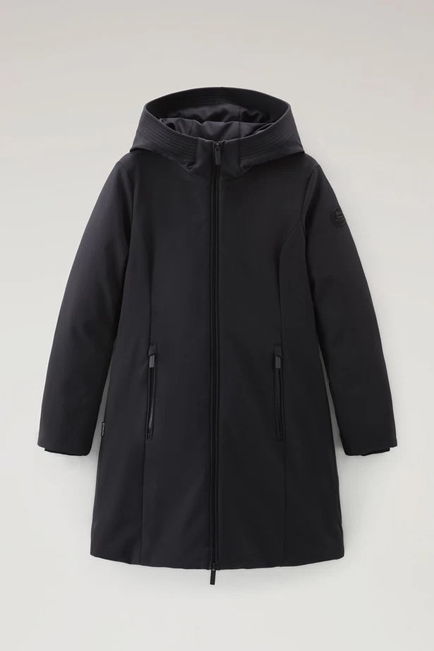 Parka in Softshell Woolrich / Nero - Ideal Moda