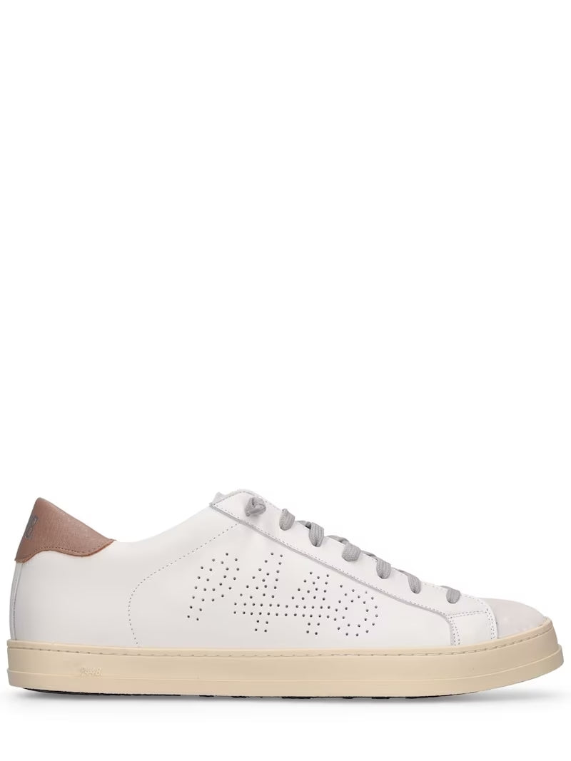 Sneaker BJohn in Pelle P448 / Bianco - Ideal Moda