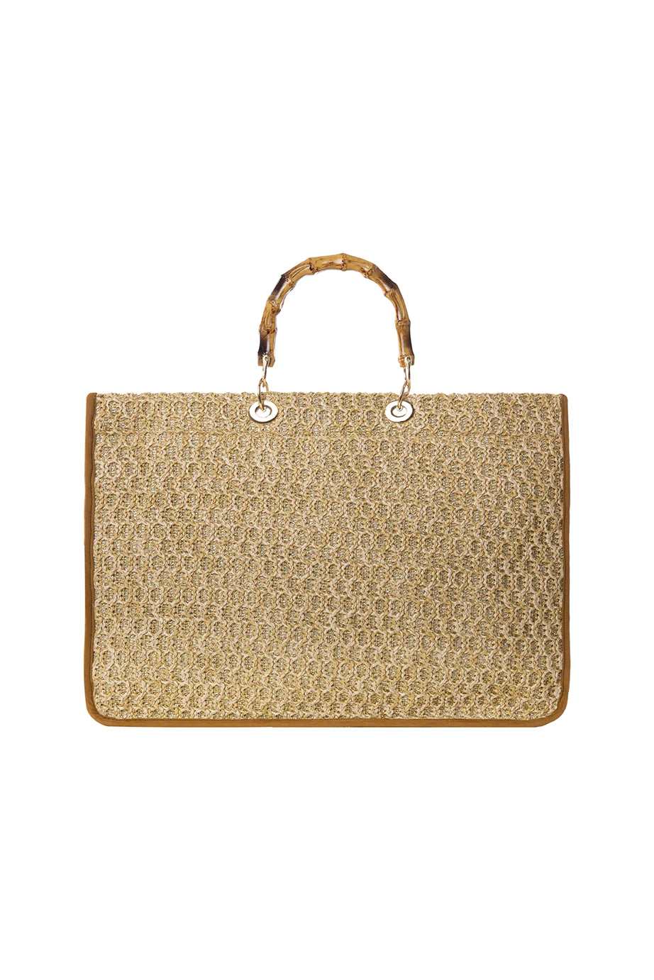 Borsa Grande in Raffia 4Giveness / Oro - Ideal Moda