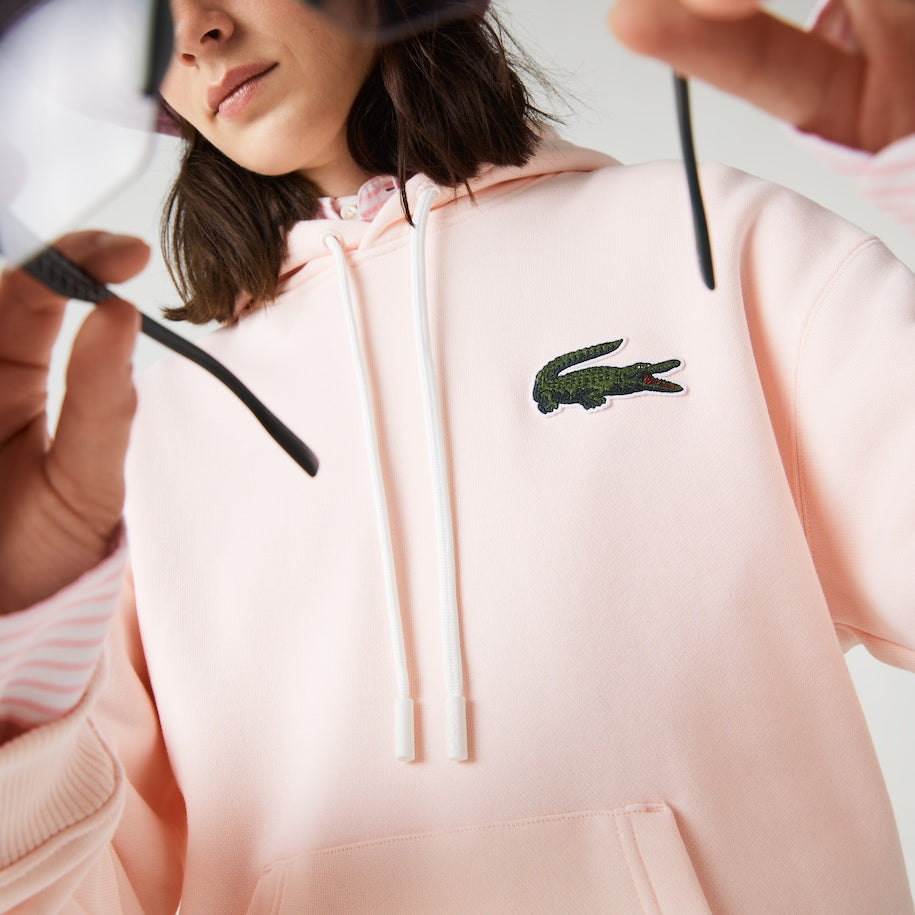 Felpa Unisex con Logo Lacoste / Rosa - Ideal Moda