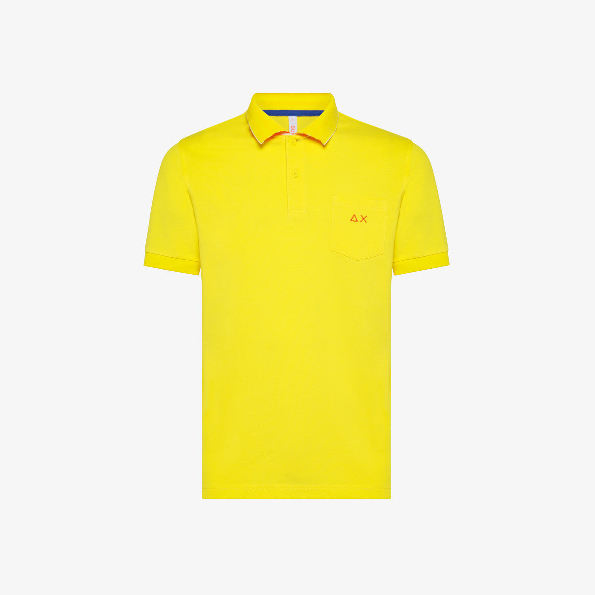 Polo Sun68 con Logo sul Petto / Giallo - Ideal Moda